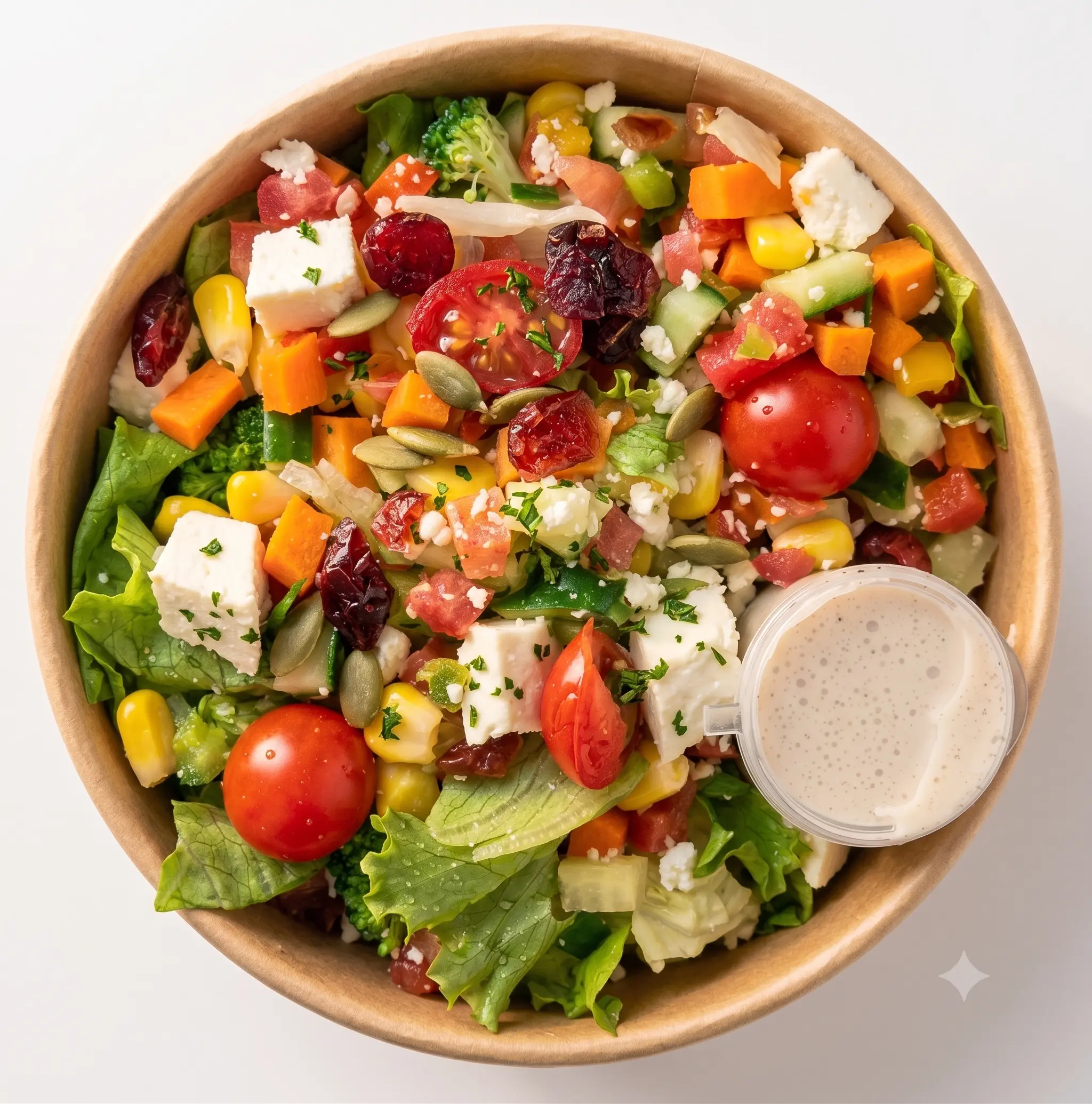 Rainbow Paneer Power Salad